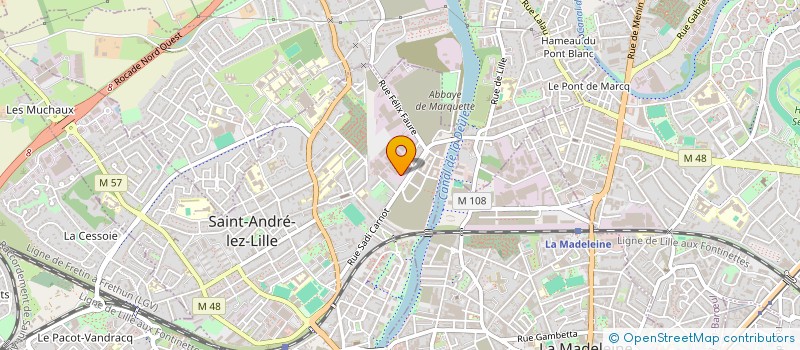 localisation de l'entreprise DUOPOLE DEVELOPPEMENT à SAINT-ANDRE-LEZ-LILLE