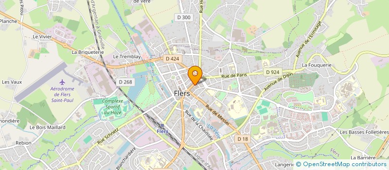 localisation de l'entreprise DUOPTIC à FLERS