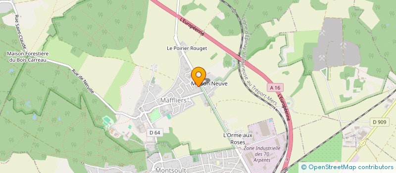 localisation de l'entreprise DUOSKALL  MAFFLIERS