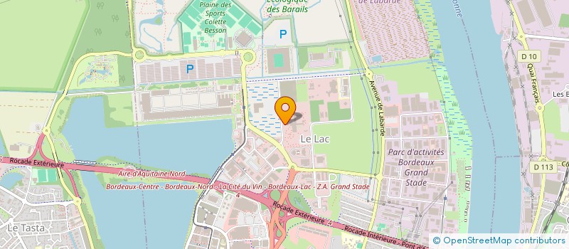 localisation de l'entreprise DUOSQUADRA  BORDEAUX