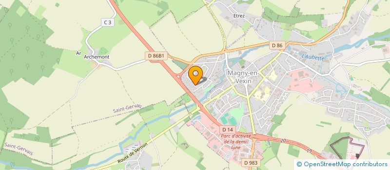 localisation de l'entreprise DUOSTOCK à MAGNY-EN-VEXIN