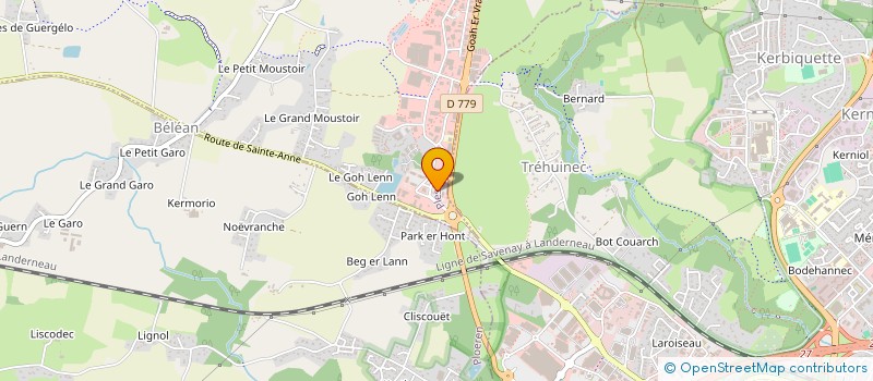 localisation de l'entreprise DUOVIA CONSEILS ES  PLESCOP