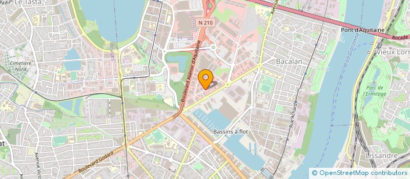 localisation de l'entreprise DUP CEDI INFO à BORDEAUX