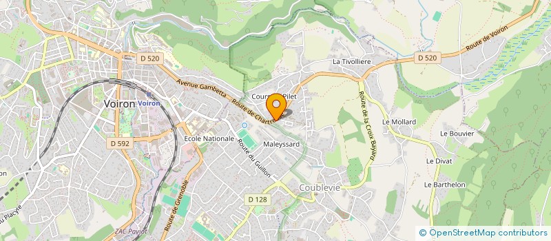 localisation de l'entreprise DUP'ERRIER  COUBLEVIE