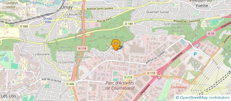 localisation de l'entreprise DUP INVEST à LES ULIS