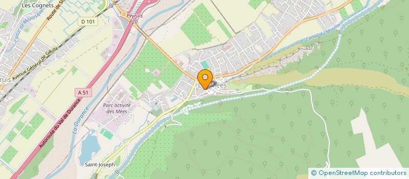 localisation de l'entreprise DUPARC à LES MEES