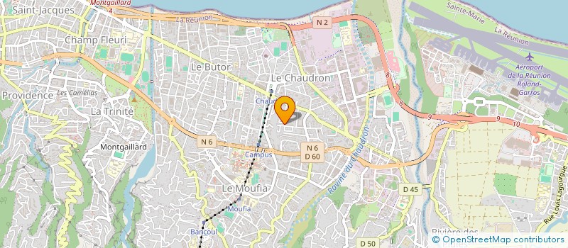 localisation de l'entreprise DUPARC à SAINT-DENIS