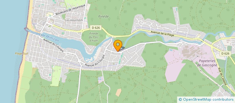 localisation de l'entreprise DUPARC HOEL  MIMIZAN