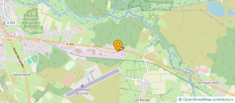 localisation de l'entreprise DUPARC LHOTELLIER  LESSAY