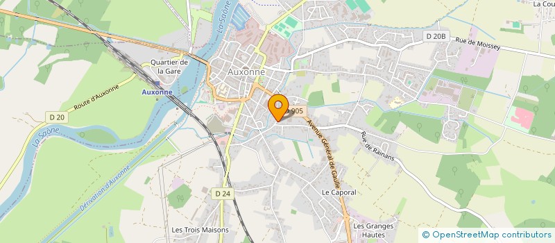 localisation de l'entreprise DUPARCHY  AUXONNE