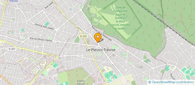 localisation de l'entreprise DUPARKING SOUS MARCHE  LE PLESSIS-TREVISE