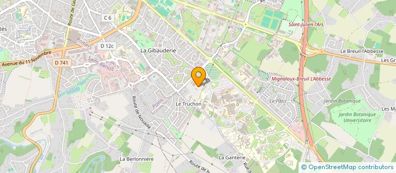 localisation de l'entreprise DUPART-SARRAZIN INDIVISION  POITIERS