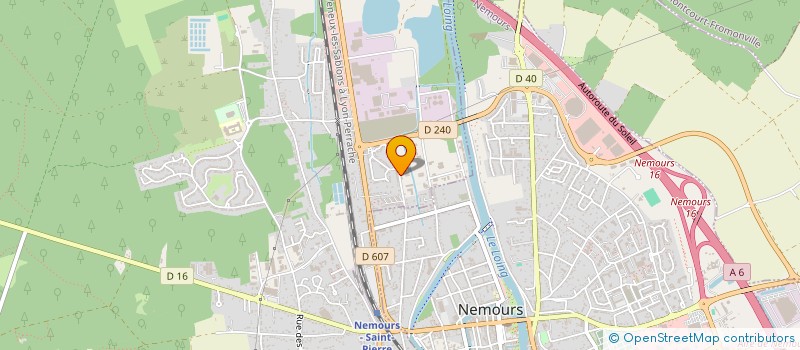 localisation de l'entreprise DUPAS à SAINT-PIERRE-LES-NEMOURS