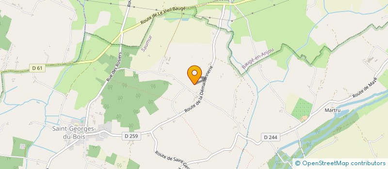 localisation de l'entreprise DUPAS à LES BOIS D'ANJOU