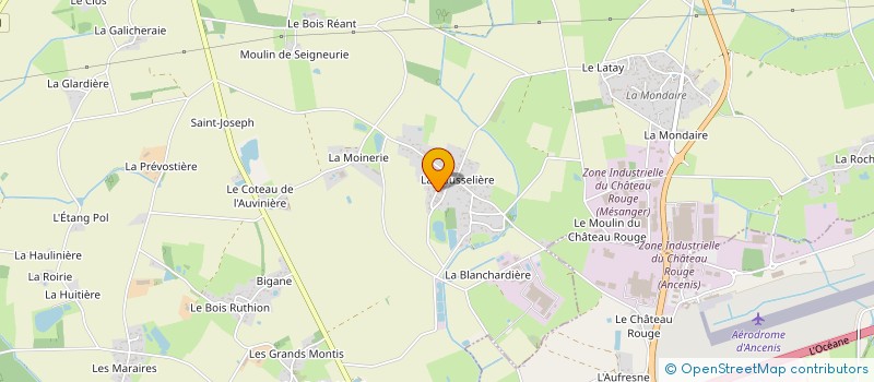 localisation de l'entreprise DUPAS JEAN-PAUL à MESANGER