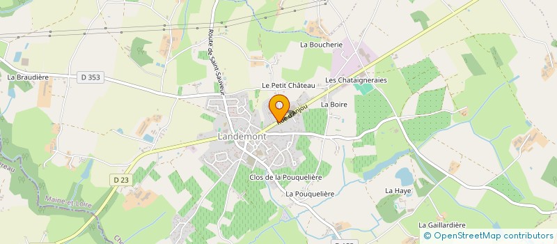 localisation de l'entreprise DUPAS MATTHIEU ET GOULEAU KAREN  OREE-D'ANJOU