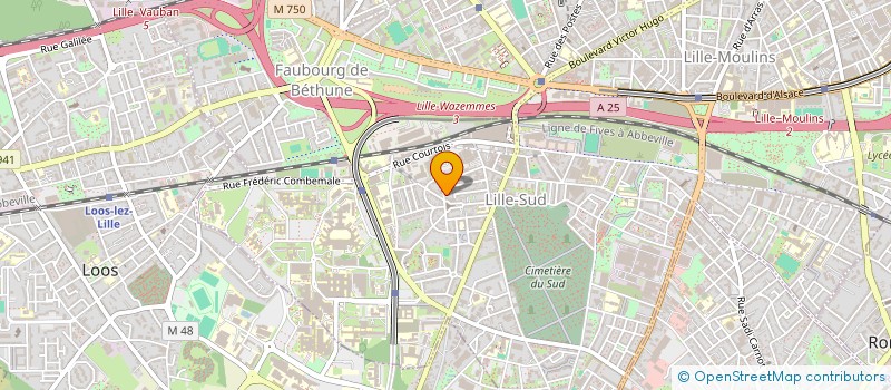 localisation de l'entreprise DUPAS & SCHOONE à LILLE