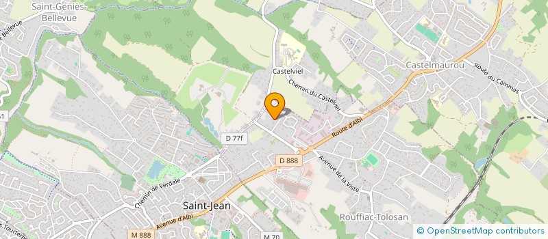 localisation de l'entreprise DUPAS SPORT à ROUFFIAC-TOLOSAN