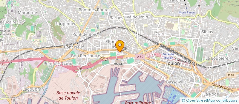 localisation de l'entreprise DUPASQUIER à TOULON