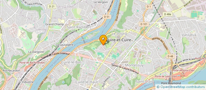 localisation de l'entreprise DUPASQUIER- NOVALAISE  CALUIRE-ET-CUIRE