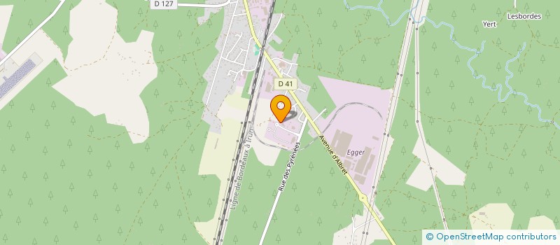 localisation de l'entreprise DUPAU SARL  RION-DES-LANDES