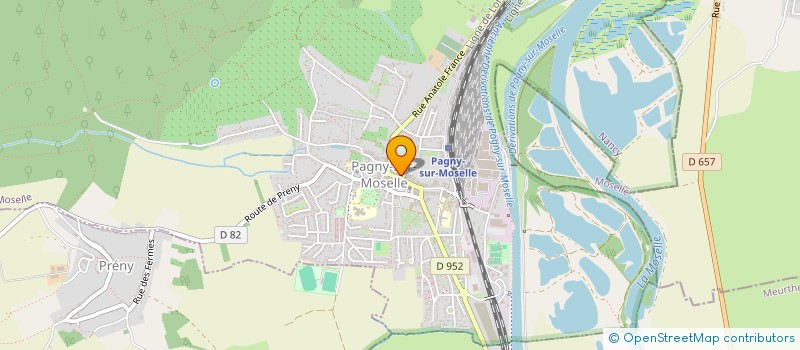 localisation de l'entreprise DUPAYS PERE ET FILS  PAGNY-SUR-MOSELLE