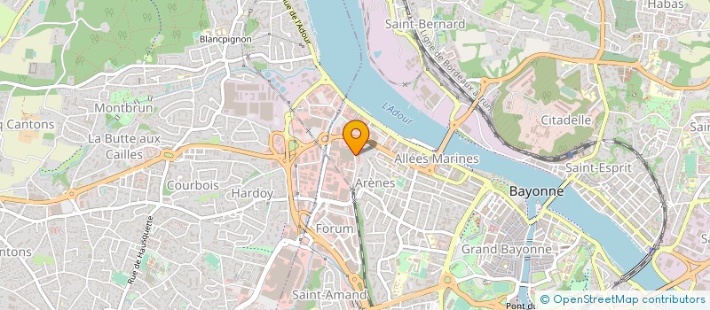 localisation de l'entreprise DUPE ET GUYSANIT à BAYONNE