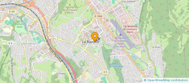 localisation de l'entreprise DUPERIER PAYSAGES  LA RAVOIRE