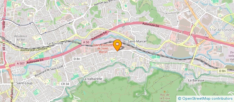 localisation de l'entreprise DUPEROIRE  MARSEILLE