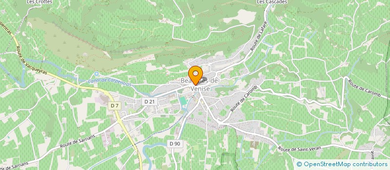 localisation de l'entreprise DUPERON à VILLENEUVE-DE-BERG