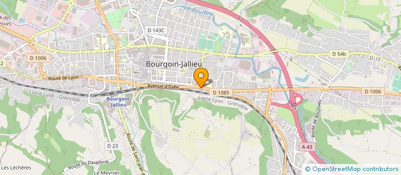 localisation de l'entreprise DUPERRET MEDICAL à BOURGOIN-JALLIEU
