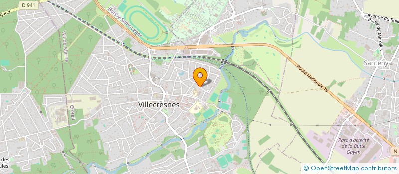 localisation de l'entreprise DUPERREY CHIRENS  VILLECRESNES