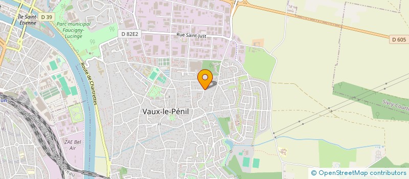 localisation de l'entreprise DUPERU à VAUX-LE-PENIL