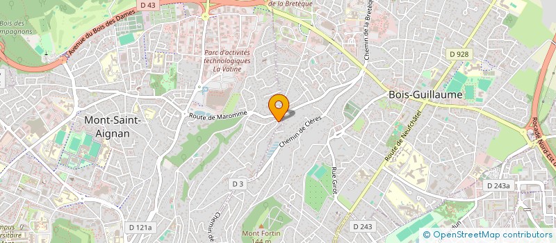 localisation de l'entreprise DUPETITCLOS à MONT-SAINT-AIGNAN