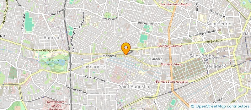 localisation de l'entreprise DUPEUX GUESDE 35  BORDEAUX