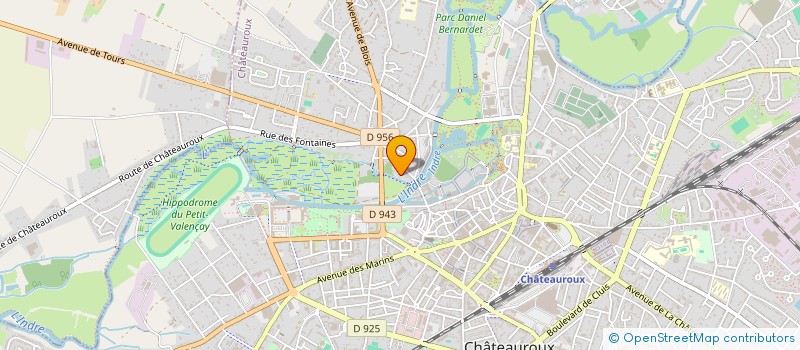 localisation de l'entreprise DUPEUX LOUIS ET ANDRE  CHATEAUROUX