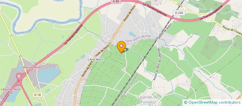 localisation de l'entreprise DUPEYRAT INDUSTRIES à LALANDE-DE-POMEROL