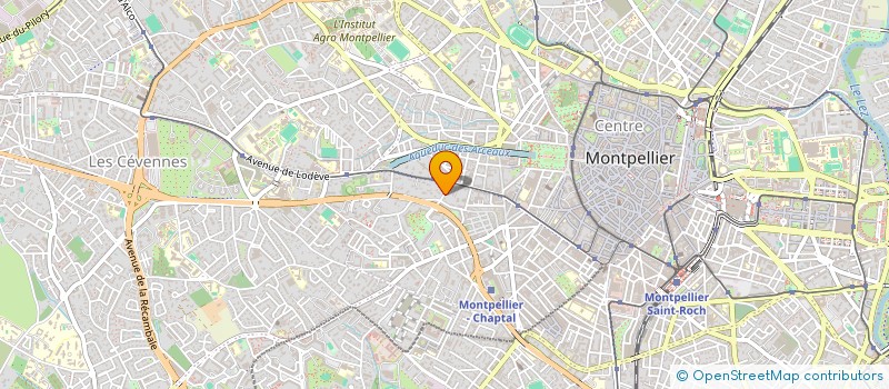localisation de l'entreprise DUPHONORE à MONTPELLIER