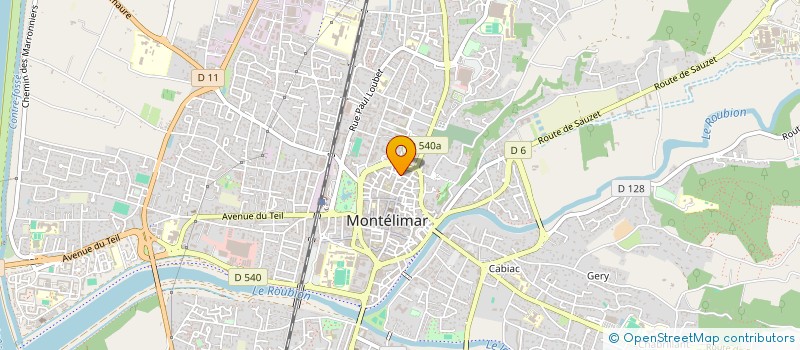 localisation de l'entreprise DUPI AMO à MONTELIMAR