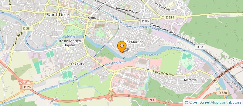 localisation de l'entreprise DUPIED à SAINT-DIZIER