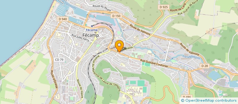 localisation de l'entreprise DUPIF SAINT GEORGES  FECAMP