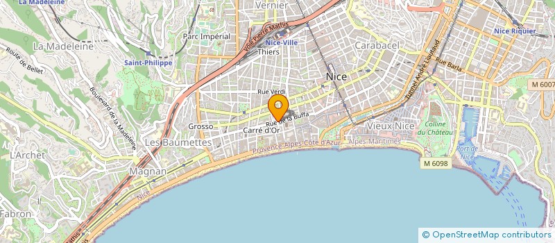localisation de l'entreprise DUPILLE JJ ET FALUSI A à NICE