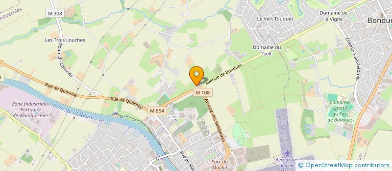 localisation de l'entreprise DUPIMMO  WAMBRECHIES