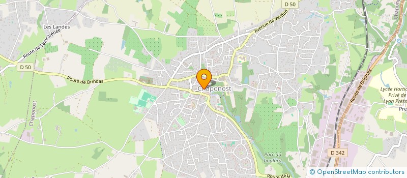 localisation de l'entreprise DUPIN à CHAPONOST