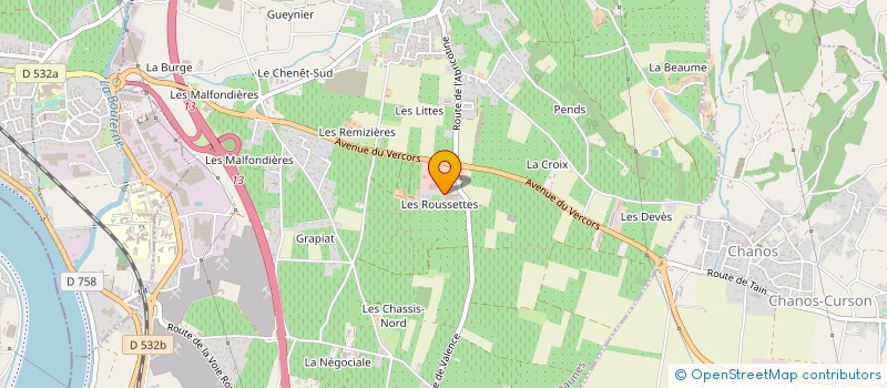 localisation de l'entreprise DUPIN à MERCUROL-VEAUNES