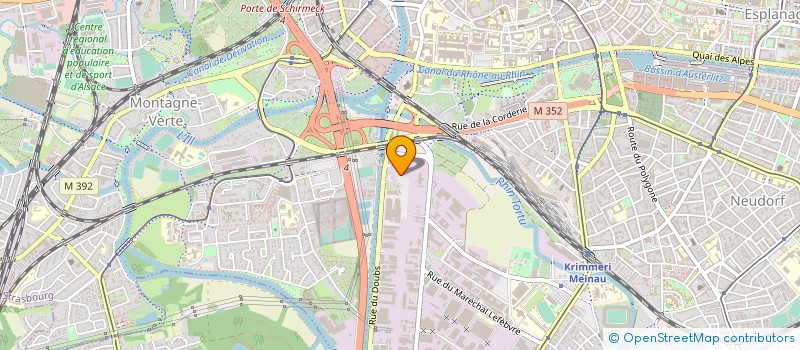 localisation de l'entreprise DUPIN DEPANNAGE à STRASBOURG