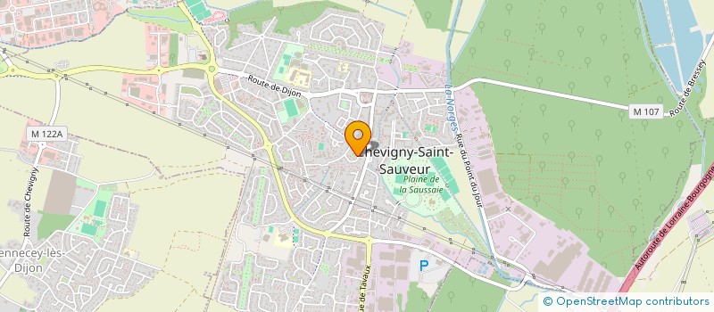 localisation de l'entreprise DUPIN DIJON  CHEVIGNY-SAINT-SAUVEUR