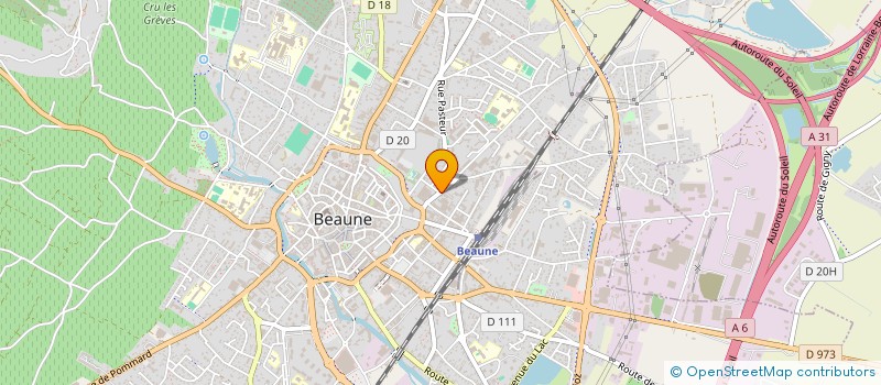 localisation de l'entreprise DUPIN ET FILS à BEAUNE