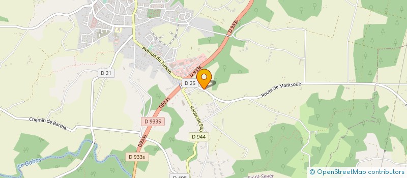 localisation de l'entreprise DUPIN ET FILS à SAINT-SEVER