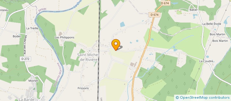 localisation de l'entreprise DUPIN FRERES à LA ROCHE-CHALAIS